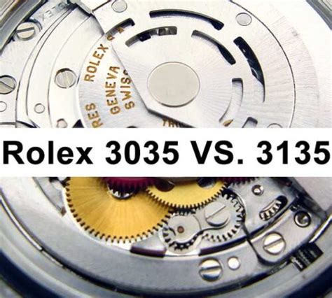 rolex caliber|rolex caliber 3035 vs 3135.